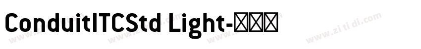 ConduitITCStd Light字体转换